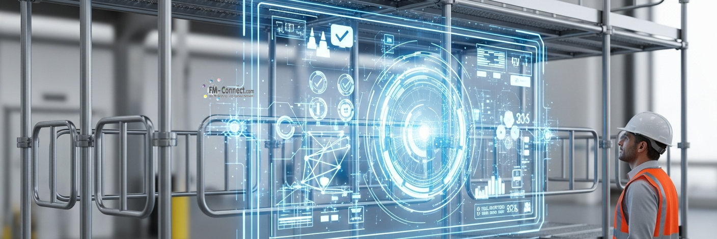 Compliance-Dokumente zu Gerüsten im Arbeitsschutz mit Sicherheits- und PSA-Symbolen