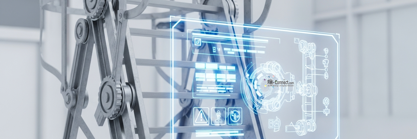 Compliance-Dokumente zu mechanischen Leitern im Arbeitsschutz mit Leiter und Sicherheits-Icons
